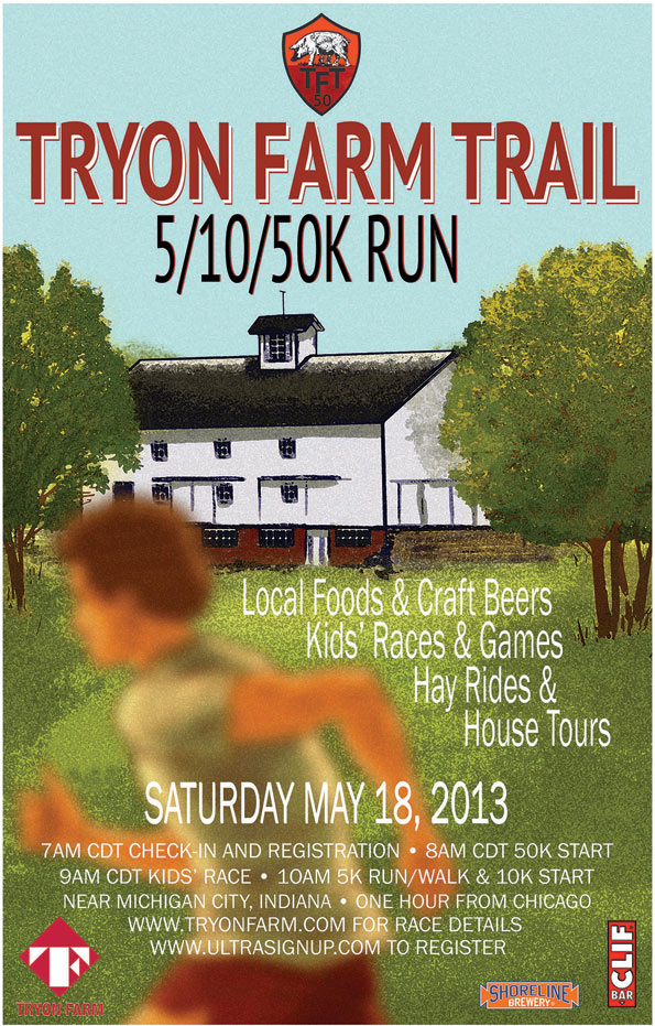 Tryon Farm Trail Run Poster